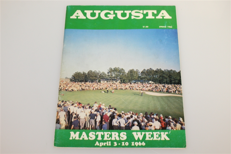 1964, 1965, & 1966 Masters Week 'April in Augusta' Magazine Publications