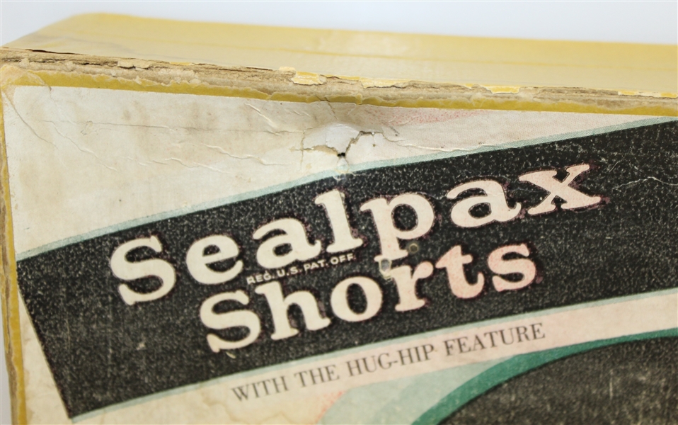 Vintage Sealpax Shorts Box - Golfer and Clubs - Box Only