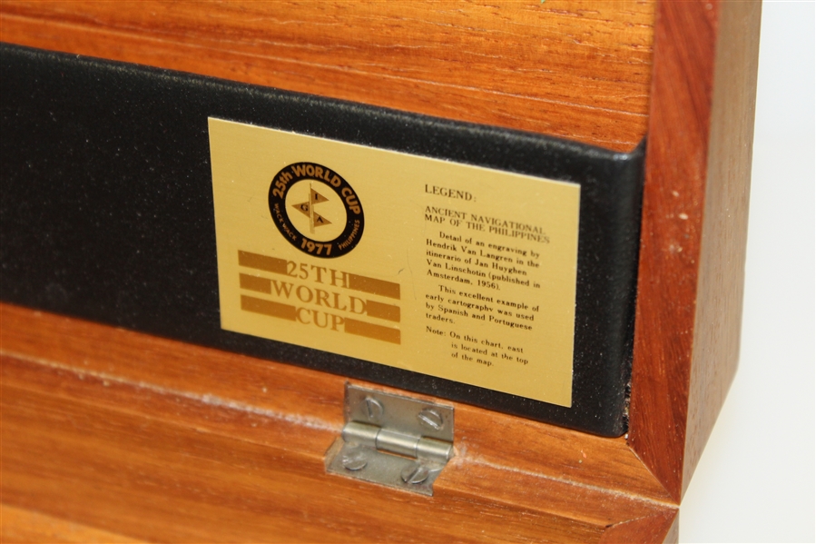 25th World Cup Philippines Commemorative Box - Bob Sommers Name Plate