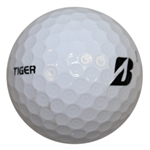 Tiger Woods Personal Used Bridgestone Tour BXS Logo Golf Ball