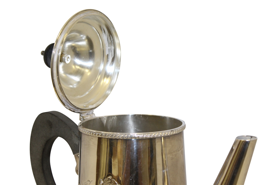 Jack Nicklaus & Pandel Savic 1963 Cincinnati Pro-Am Champions Silver Plated Trophy Tea Pot