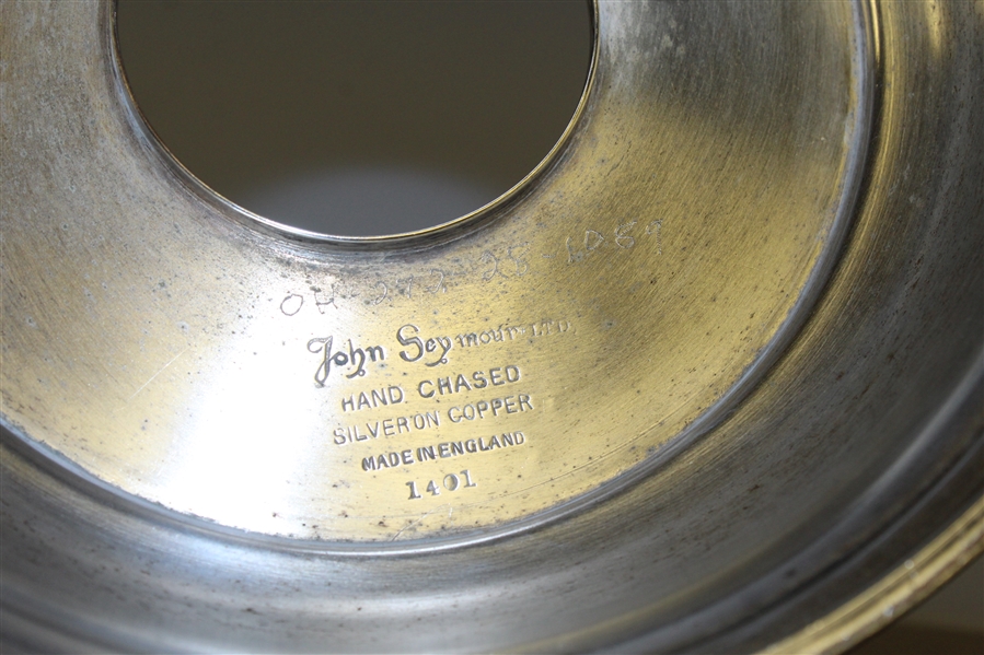 Jack Nicklaus & Pandel Savic 1963 Cincinnati Pro-Am Champions Silver Plated Trophy Tea Pot