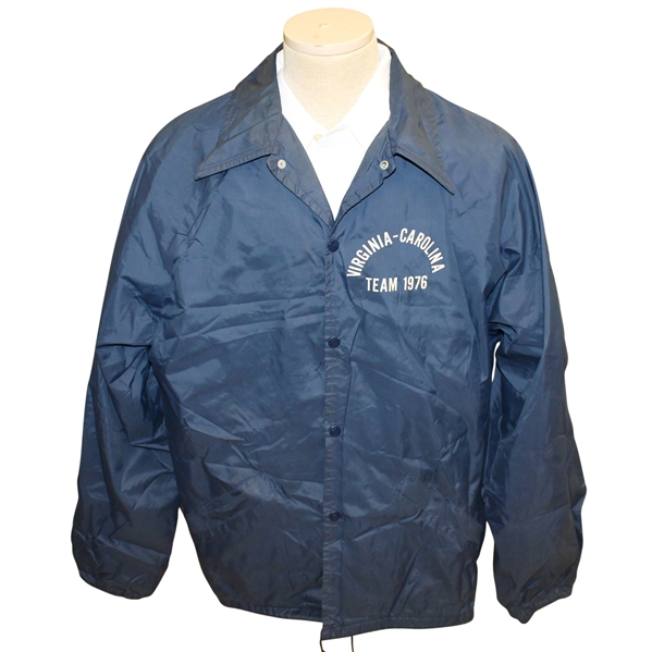 Bill Campbell's Virginia-Carolina Team 1976 Blue Rain Jacket