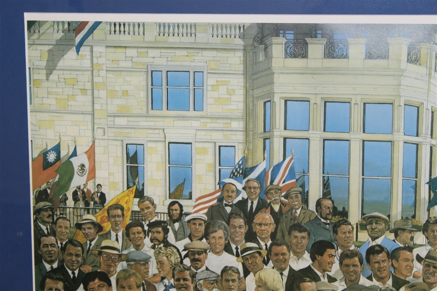 'The Reunion of Golf' Ltd Ed Print Signed by Artist Paul MacWilliams #344/950 Framed