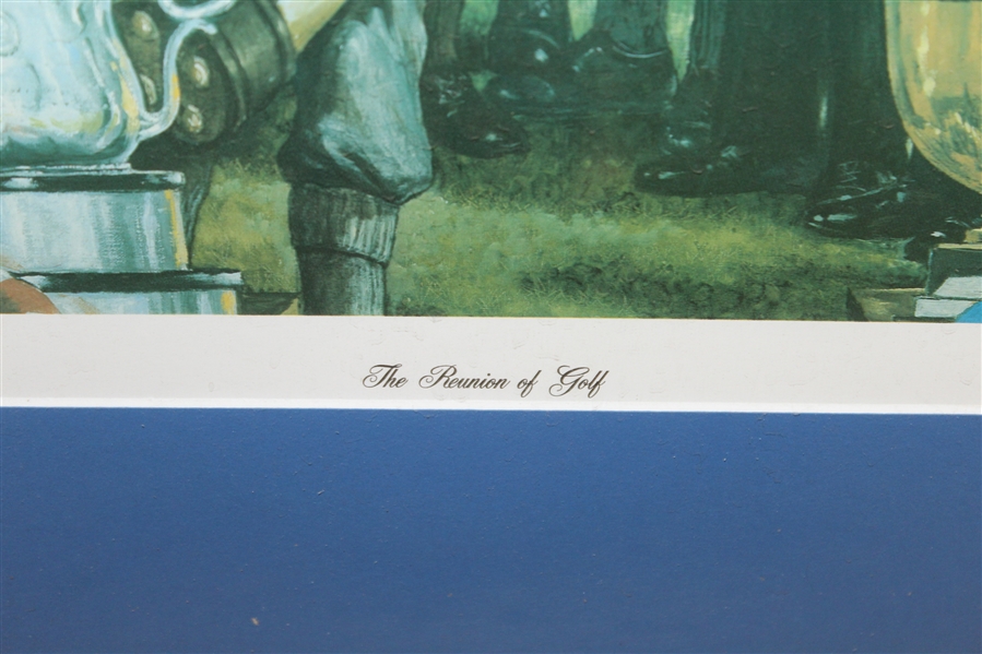 'The Reunion of Golf' Ltd Ed Print Signed by Artist Paul MacWilliams #344/950 Framed