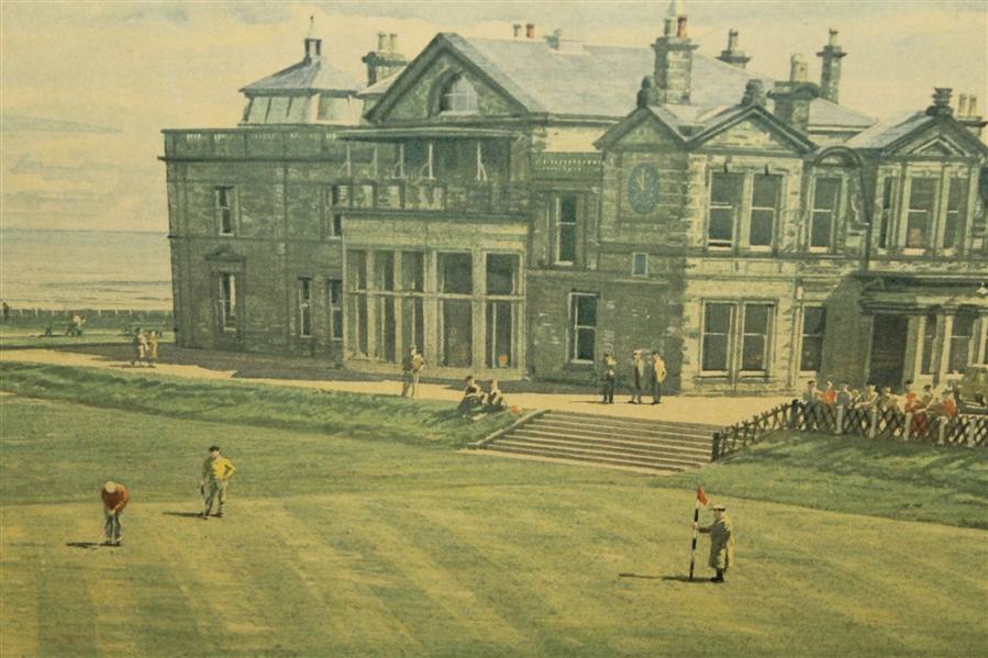 Royal & Ancient Golf Club Arthur Weaver Print - Framed
