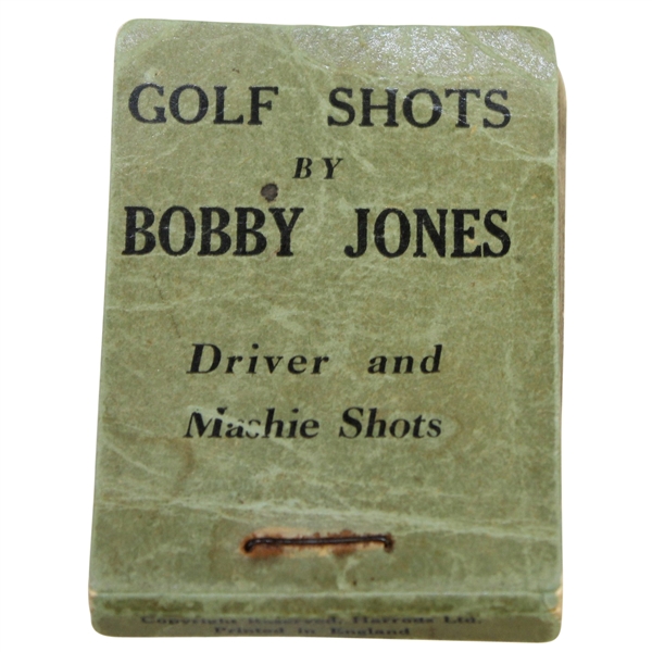 'Golf Shots' by Bobby Jones Flicker Book - Driver and Mashie Shots