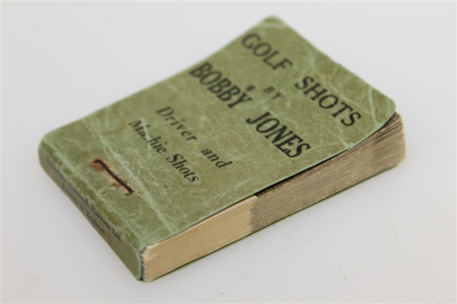 'Golf Shots' by Bobby Jones Flicker Book - Driver and Mashie Shots
