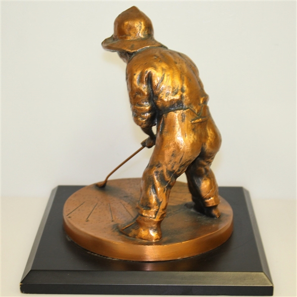 Balfour Large Pinehurst Putter Boy Bronze Sundial Statue