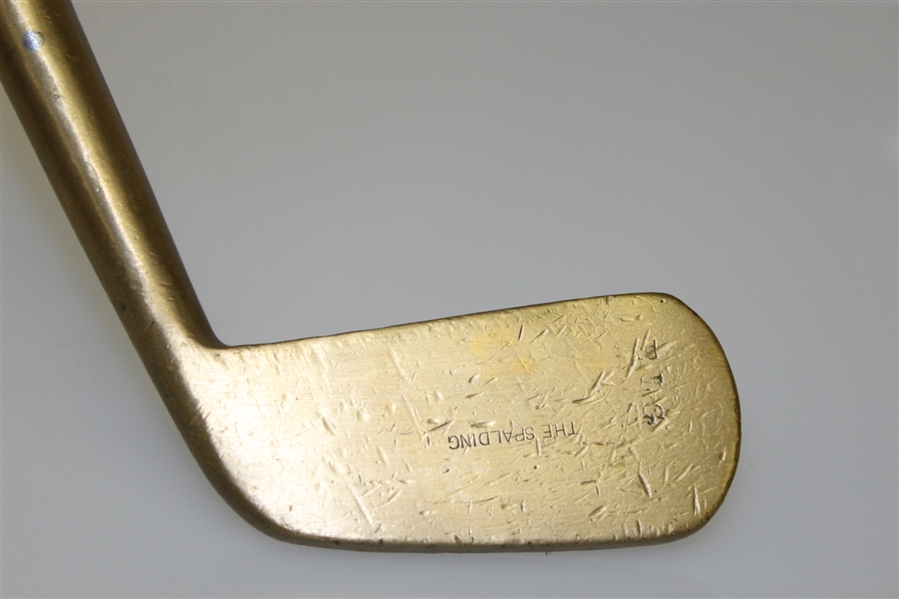 'The Spalding' Large Face Blade Brass Putter