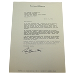 Seve (Severiano) Ballesteros Signed Typed Letter on Seve Letterhead - 1984 JSA ALOA