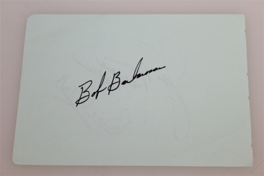 Jack Nicklaus & Barbara Nicklaus Classic Signed Album Page JSA ALOA