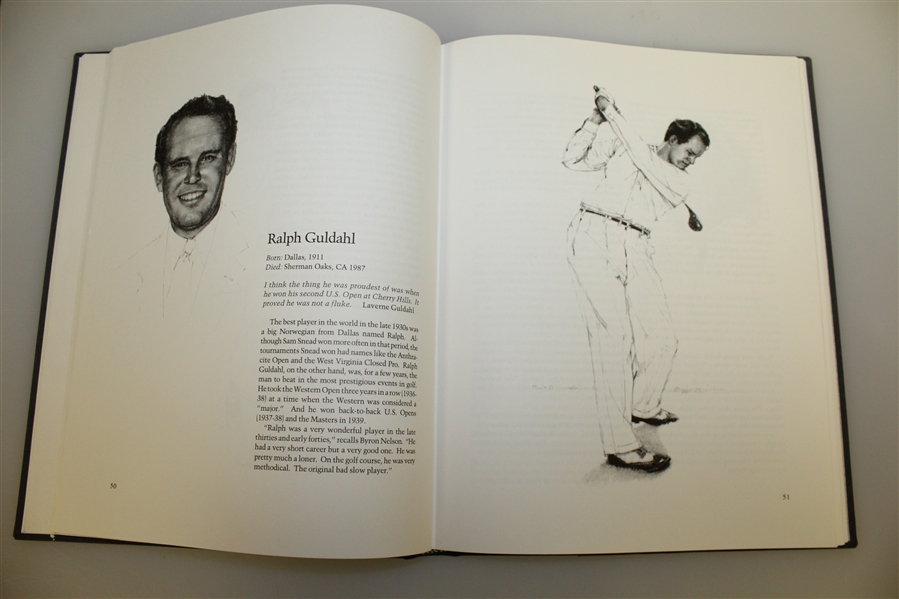 Don Cherry's Multi-Signed Ltd Ed Texas Golf Legends Book #46/398 JSA ALOA