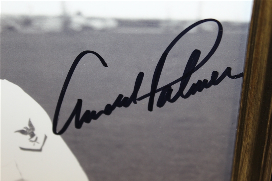 Arnold Palmer Signed 8x10 Coast Guard Photo - Framed JSA ALOA