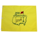 President Donald Trump Signed 2016 (The Year of Election) Masters Embroidered Flag JSA ALOA
