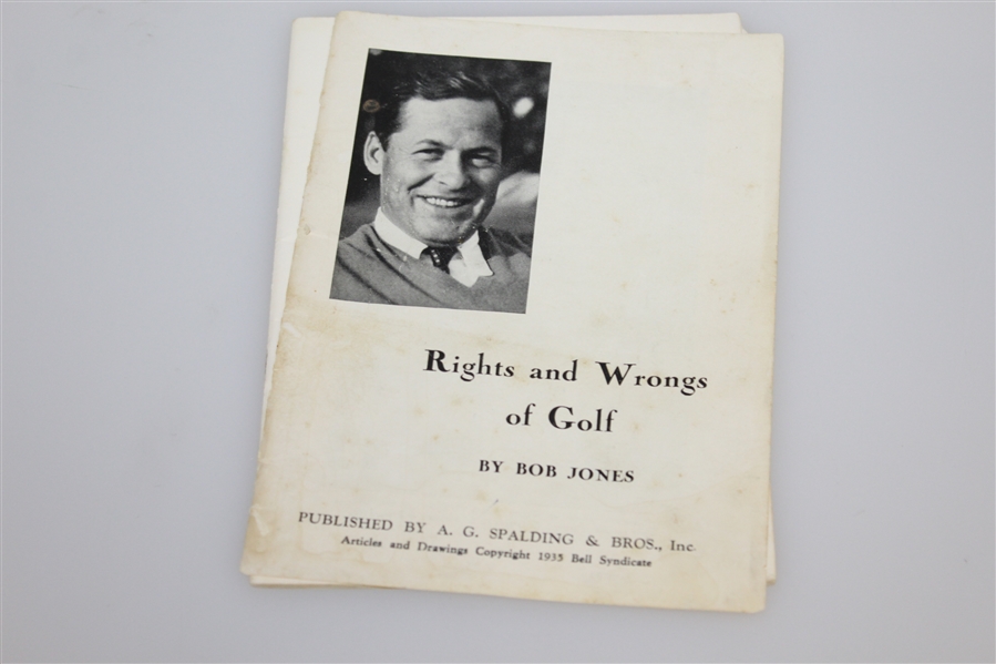 'Rights & Wrongs of Golf', Prestwick & Carnoustie SC, 2009 Masters Sheet, etc - Charles Price Collection 