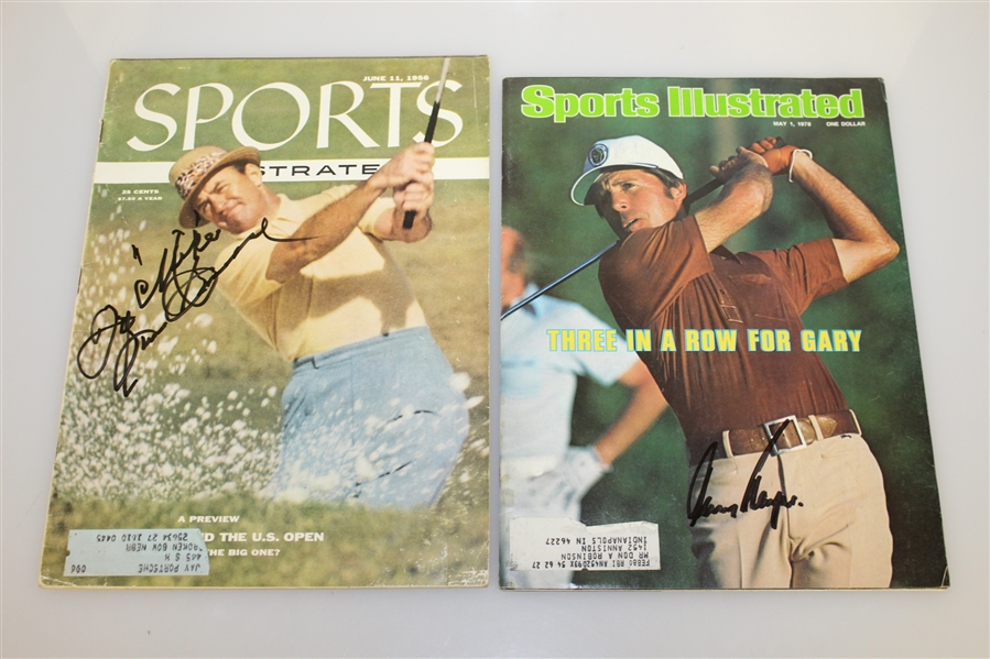 Sports Illustrated Magazines Signed by Snead, Player, Elder, & Jacklin JSA ALOA