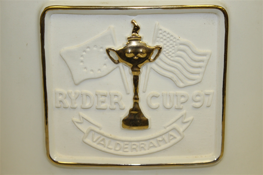 Ryder Cup 1997 Valderrama Golf Club Bill Waugh Artists Proof #2 Porcelain Decanter 
