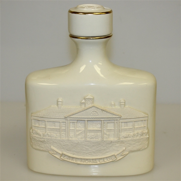Lake Nona Club Golf Club Bill Waugh Handcrafted Porcelain Decanter 