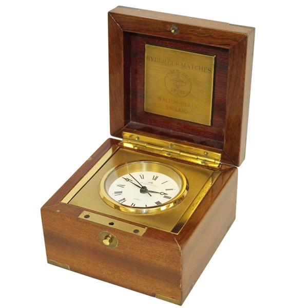 1981 Ryder Cup Player Gift - Matthew Norman Swiss Clock - Ray Floyd Collection