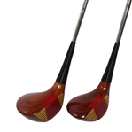1966-67 PING "ANSER" Wooden Head Driver and 4 Wood - Seldom Seen, Less Than 200 Sets Made