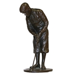 Bobby Jones Bronze Vintage Crone Craft Statue - 10 1/2" Tall!