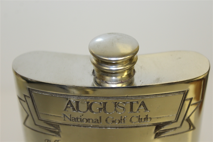 Augusta National Golf Club English Pewter Golf Flask - Great Condition