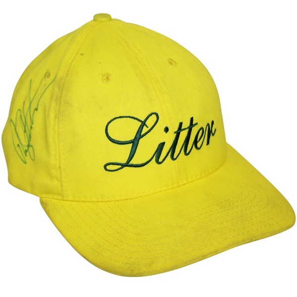 Augusta National Golf Club Masters 'Litter' Hat Signed by Rory Sabbatini JSA ALOA