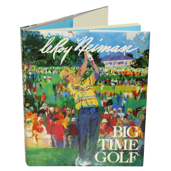 Leroy Neiman Signed 'Big Time Golf' Book JSA ALOA