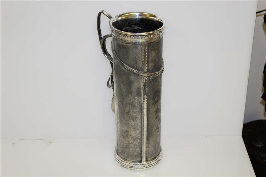 Silverplate Golf Bag Cocktail Pitcher- Derby S.P. Co. International S. Co.