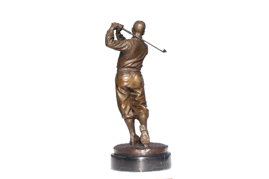 Bobby Jones Bronze Statue by Ron Tunison - Stands Over a Foot Tall - 13.5lbs!