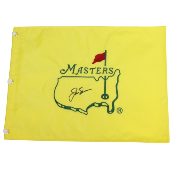 Jack Nicklaus Signed Undated Masters Embroidered Flag JSA ALOA