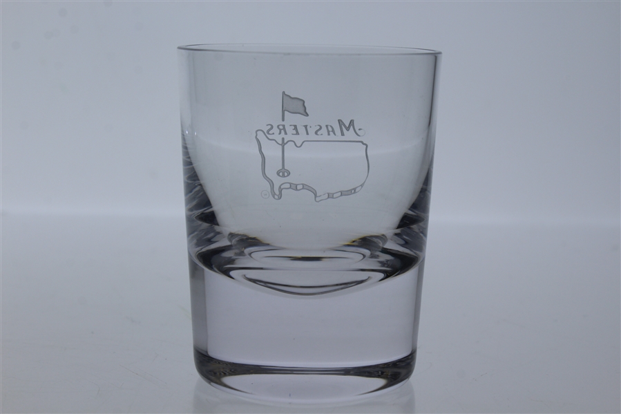 Masters Shot Glass w/ Frosted Masters Logo Etching On Front