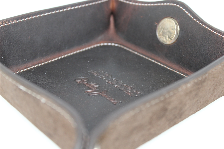 Bobby Jones Leather Buffalo Nickel Coin Tray
