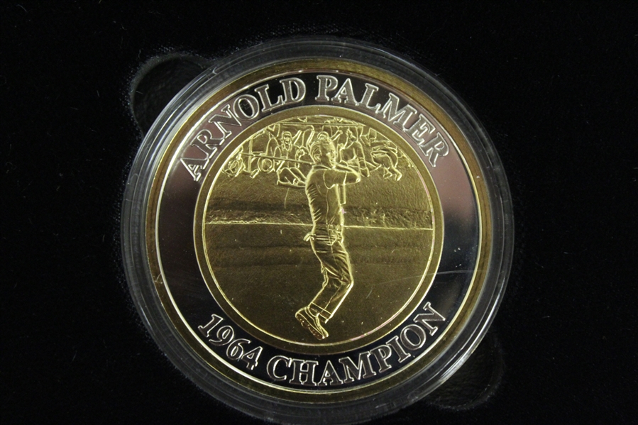 Masters Commemorative Box - Arnold Palmer Champion Coins (1958, 1960, 1962, 1964