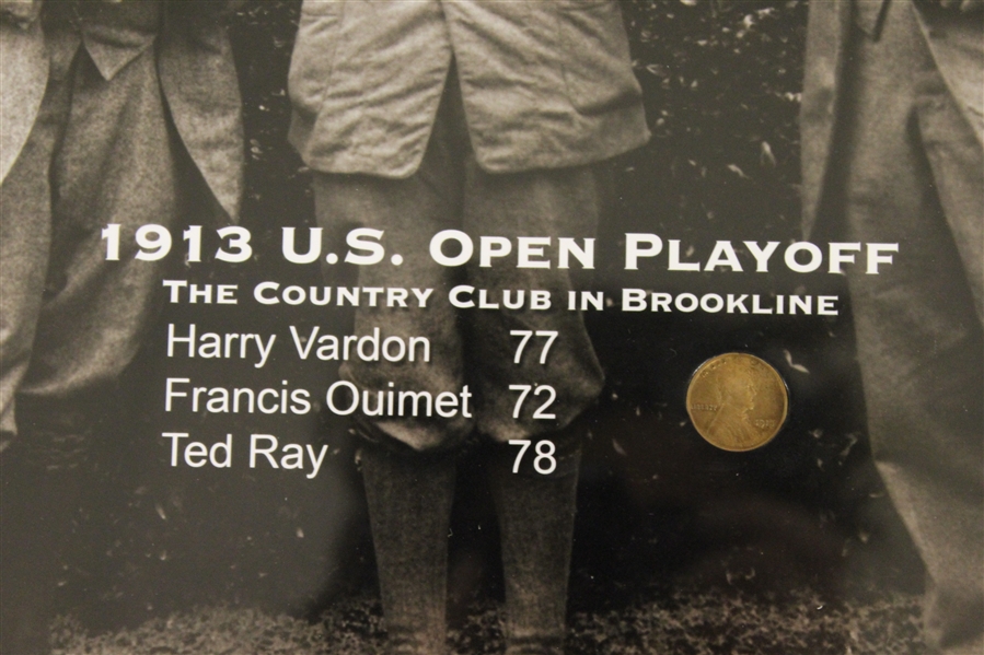 Francis Ouimet, Harry Vardon, Ted Ray 1913 US Open Playoff Picture At 'The Country Club' In Brookline