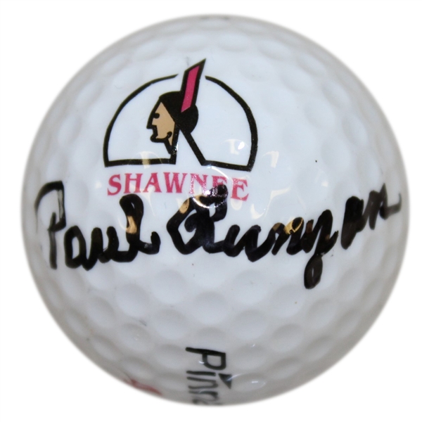 Paul Runyan Signed Shawnee Logo Golf Ball JSA ALOA