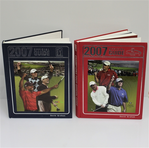 2007 PGA Tour & 2007 Champions Tour Official Guides - Issued to David Graham
