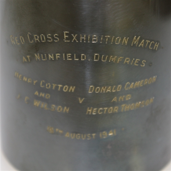 1941 Red Cross Match Cup at Nunfield, Dumfries - Henry Cotton & Wilson vs Cameron & Thomson