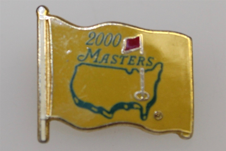 2000 Masters Tournament Commemorative Pin - Yellow Flag