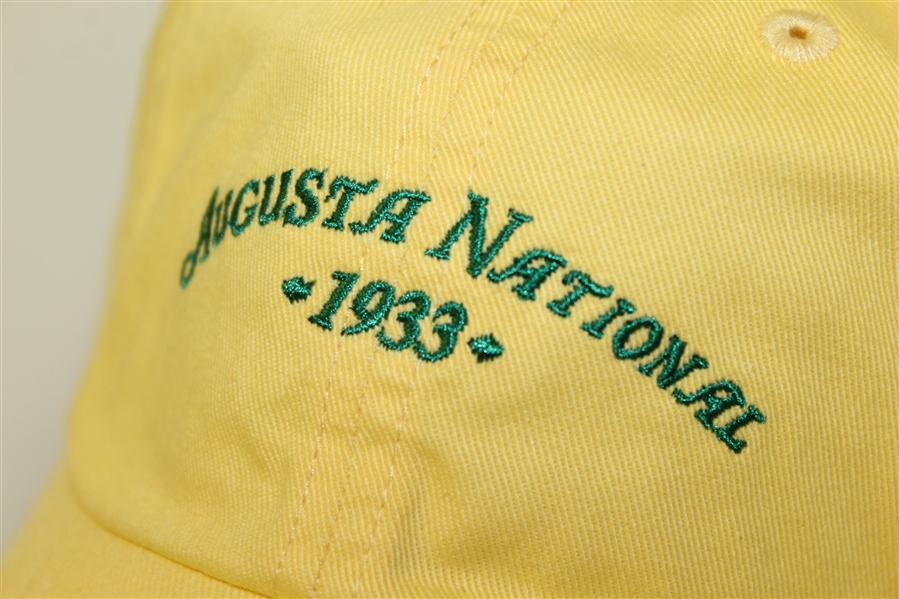 Augusta National Golf Club Member Yellow '1933' Caddy Hat