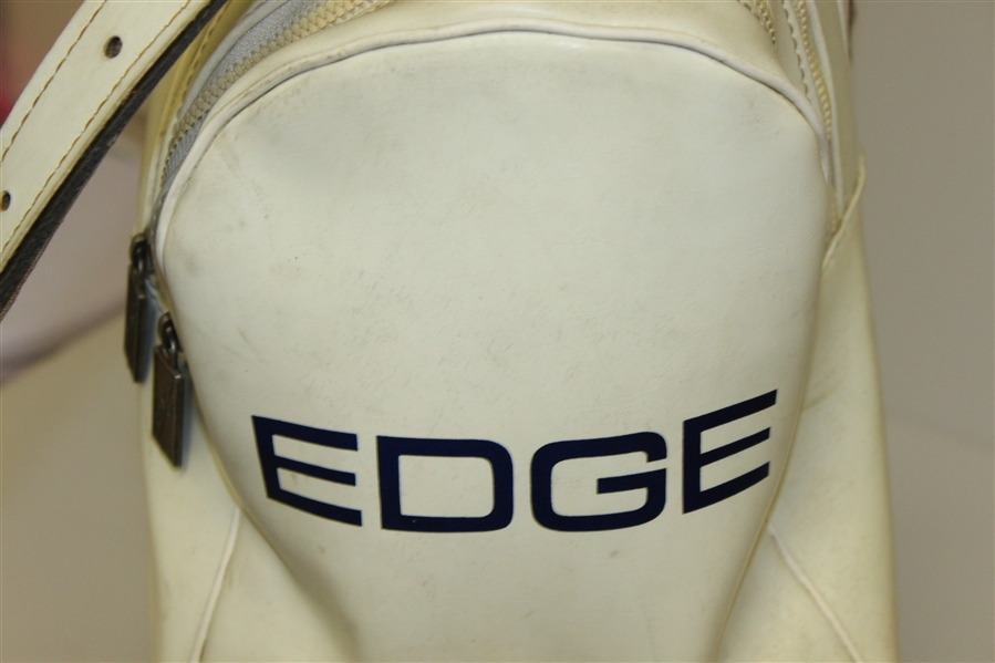 Ben Hogan Company White 'Edge' Logo Golf Bag with Raincover