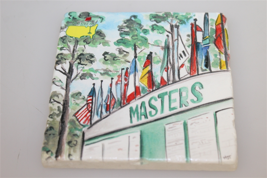 Masters Ceramic Leaderboard Coasters - Set of Four Coasters 