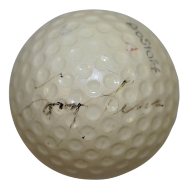 1964 British Open Champ Tony Lema (D-1966) Signed Golf Ball-First One We Have Had! JSA ALOA