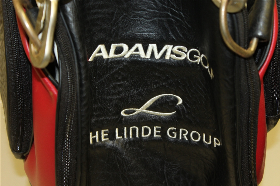 Bernhard Langer Signed Personal AdamsGolf 'The Linde Group' Golf Bag w/ Rain Cover JSA ALOA 