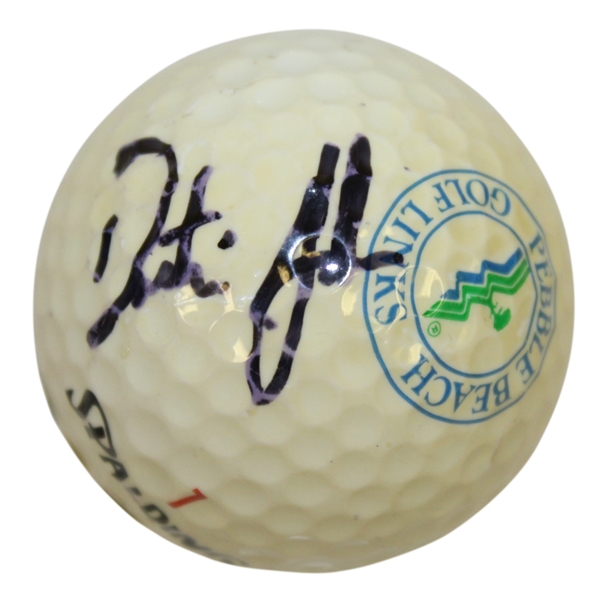 Dustin Johnson Signed Pebble Beach Golf Links Logo Golf Ball JSA #AA64073