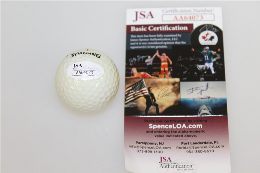 Dustin Johnson Signed Pebble Beach Golf Links Logo Golf Ball JSA #AA64073