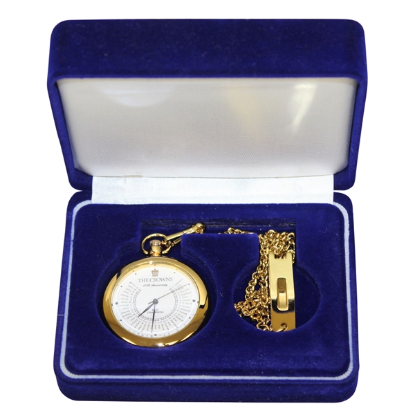 The Crowns 40th Anniversary Past Champions Gift Pocket Watch in Original Box