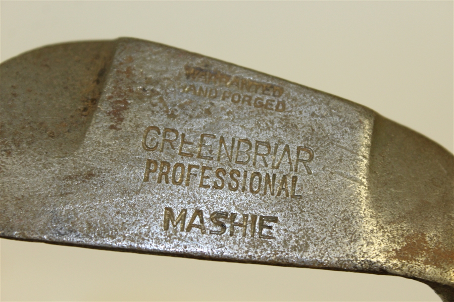 Warranted Hand Forged Greenbriar Professional Mashie