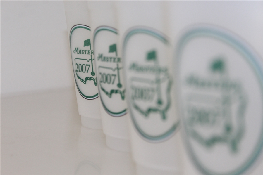 2007 Masters Logo Reusable Cups - Four 